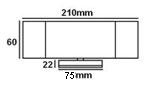 Stainless steel outdoor up down wall light